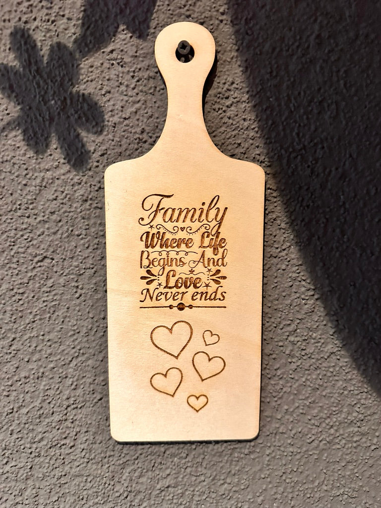 Neu! Personalisierte gravierte Holz-Deco – natürlich, praktisch und einzigartig!