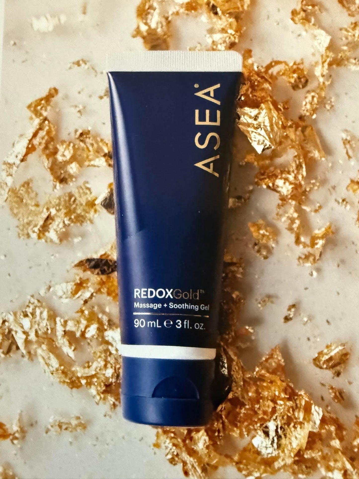 Asea Gold. ASEA REDOXGold™ – Beruhigendes Massagegel mit Redox-Power für Muskeln, Haut & Wohlbefinden.