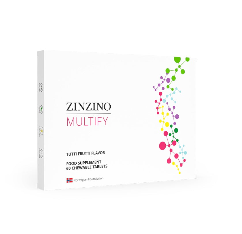 Multify. Zinzino Multify – Leckere Tutti-Frutti Kautabletten für Deine tägliche Vitaminpower.