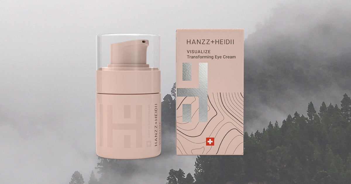 VISUALIZE Eye Cream.Hanz+Heidi VisualEye – Schweizer Anti-Aging Augenpflege für strahlende Augen